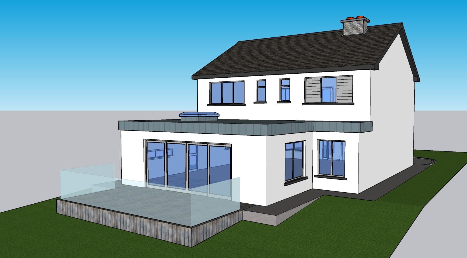 Rear Extension and Renovation on 5 Bed House in Swords